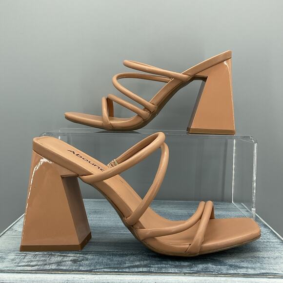 NEW Abound Women’s Austyn Strappy Sandals Brown Size 5.5M - Picture 1 of 10